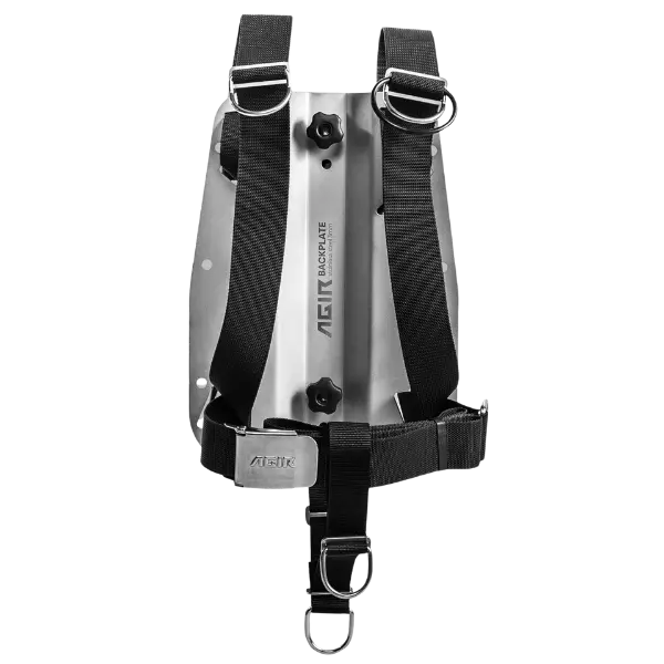 לוח גב + רתמה נירוסטה 3מ"מ Backplate