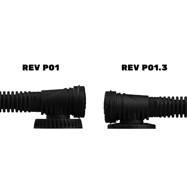 HYDPRO REV P01.3 <br> מחבר לצינור אינפלייטור