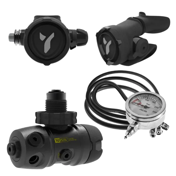 A11 Recreational <br> סט ווסתים מקצועי לצלילה ספורטיבית - שחור