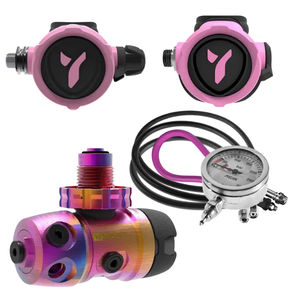 A11 Recreational <br> סט ווסתים מקצועי לצלילה ספורטיבית - סגול/ורוד