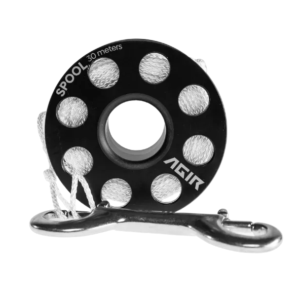 גלגלת אצבע “ספול” 30 מטר - שחור