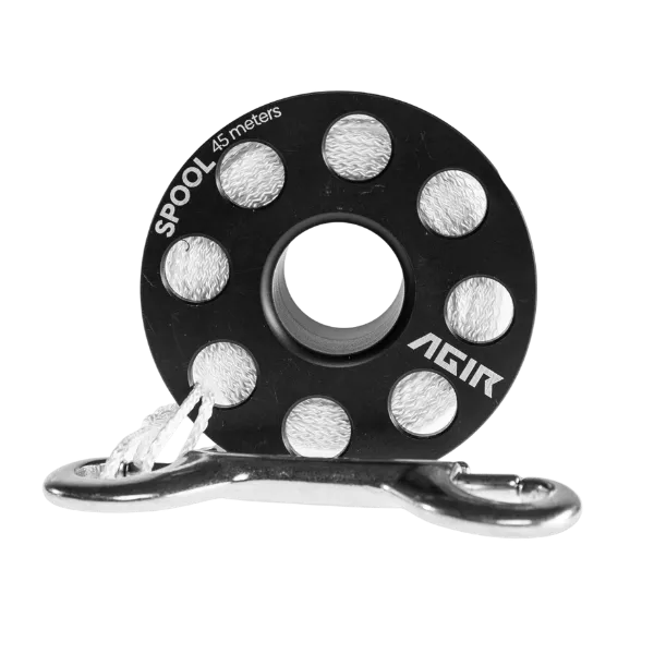 גלגלת אצבע “ספול” 45 מטר - שחור