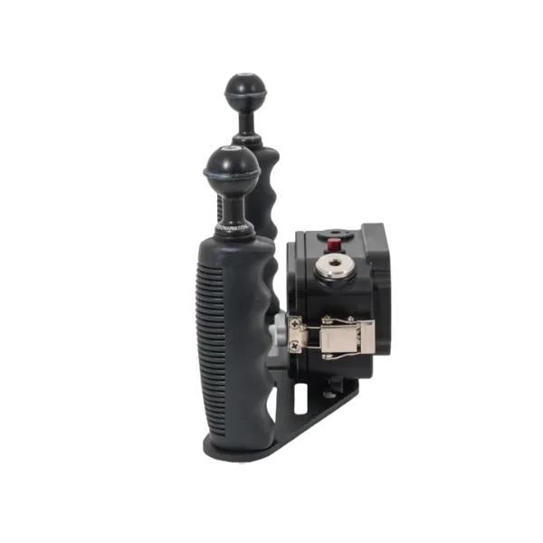 GoPro Hero 9-13 מארז <br> שתי ידיות אחיזה וכדורים + בסיס אלומיניום