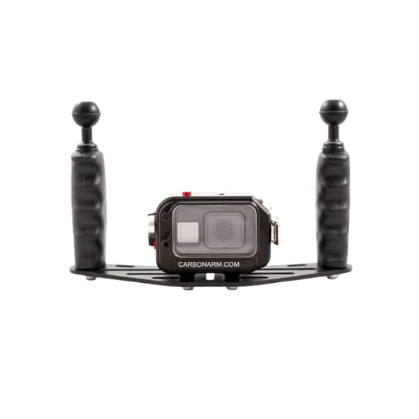 GoPro Hero 9-13 מארז <br> שתי ידיות אחיזה וכדורים + בסיס אלומיניום