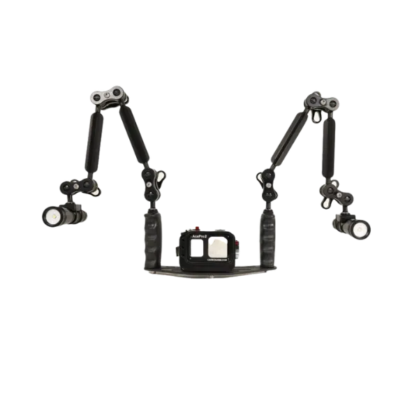 Insta360 / Ace Pro מארז <br> זרועות 55 + פנסי וידאו 1300 לומן + בסיס אלומיניום