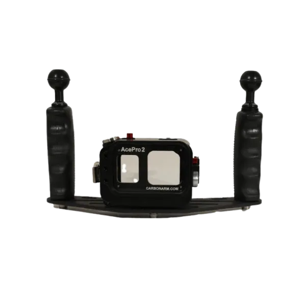 Insta360 / Ace Pro מארז <br> שתי ידיות אחיזה וכדורים + בסיס אלומיניום