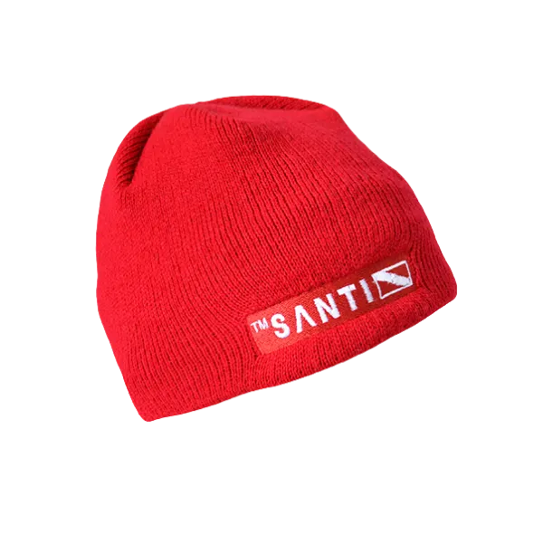 SANTI RED BEANIE HAT <br> כובע חורף אדום