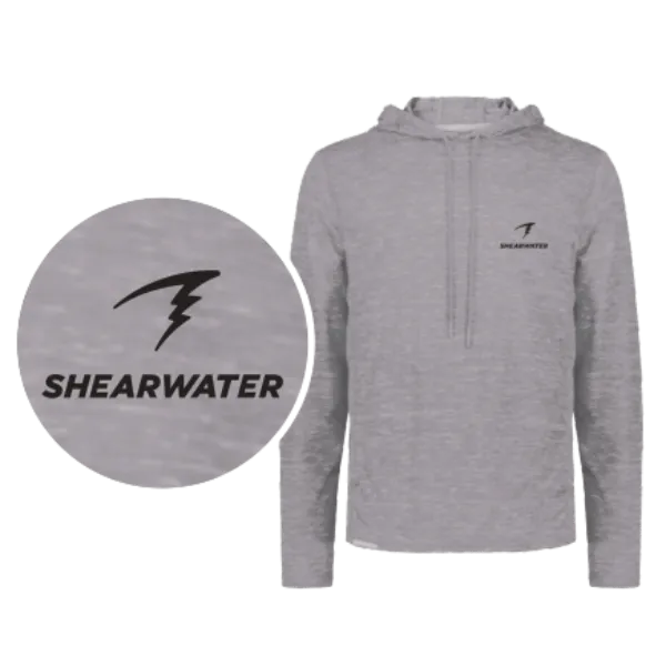 LOGO HOODED SWEATSHIRT <br> אפור