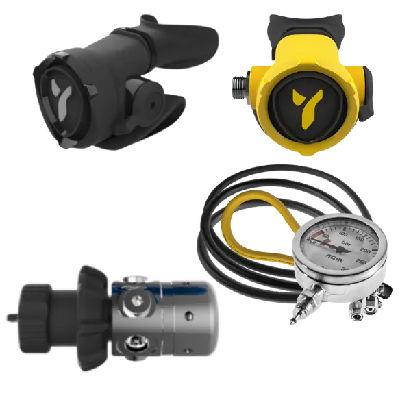 MAYA Recreational <br> סט ווסתים בסיסי לצלילה ספורטיבית - שחור/צהוב